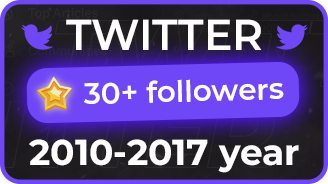 Twitter推特账号 | 2007~2017老账号 | 30粉丝 | 通过邮箱认证 | 随机国家IP注册 | 支持auth_token登录-账号岛邮箱平台